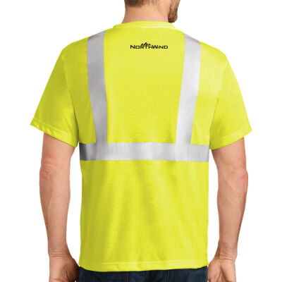 Printed Back - Ansi 107 Class 2 Safety T Shirt Thumbnail
