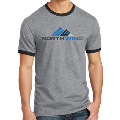 Full front print  - Core Cotton Ringer Tee Thumbnail