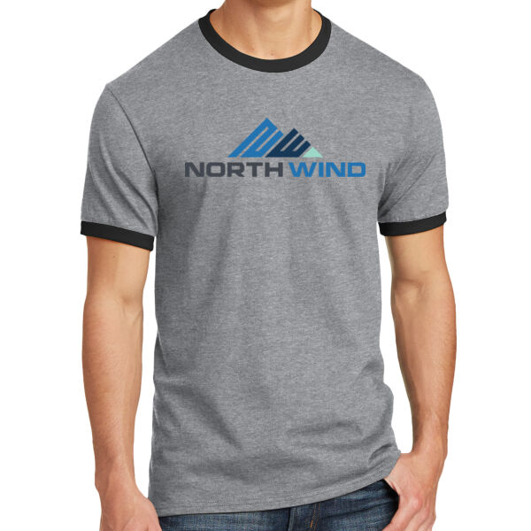 Full front print  - Core Cotton Ringer Tee Thumbnail