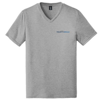 Crest Print  - Perfect Tri &#174; V Neck Tee Thumbnail