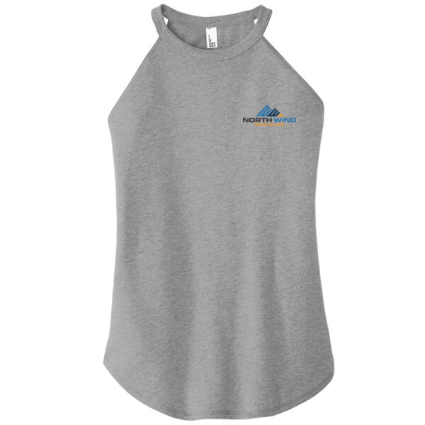 Crest Print  - Women's Perfect Tri ® Rocker Tank Thumbnail
