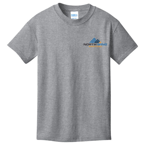 Crest Print  - Youth Core Cotton Tee Thumbnail