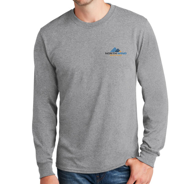 Crest Print  - Long Sleeve Core Cotton Tee Thumbnail