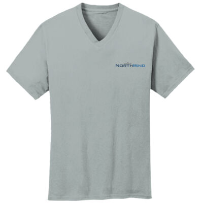 Crest Print  - Core Cotton V Neck Tee Thumbnail