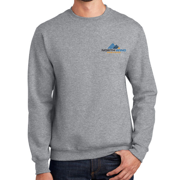 Crest Print  - Essential Fleece Crewneck Sweatshirt Thumbnail