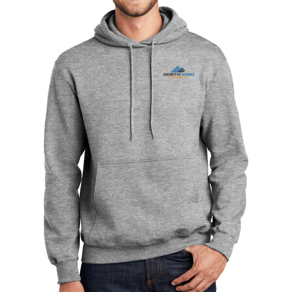 Crest Print  - Essential Fleece Pullover Hooded Sweatshirt Thumbnail