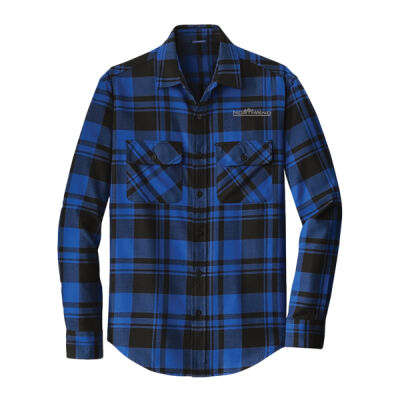 Embroidered - Plaid Flannel Shirt Thumbnail
