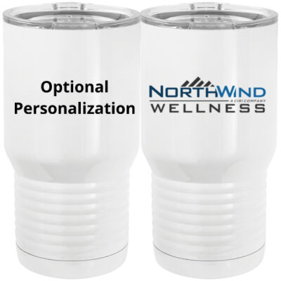 WC Printed Personalized  - 20 oz. Tall Stainless Steel Vacuum Insulated Tumbler White Thumbnail