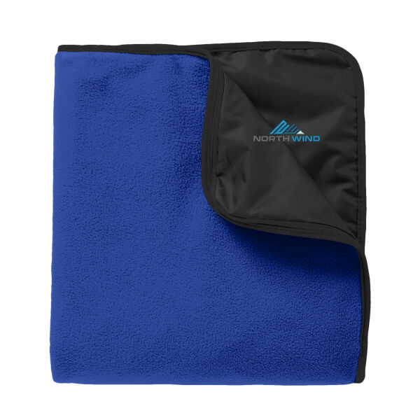Embroidered  - Fleece & Poly Travel Blanket (limited stock) Thumbnail
