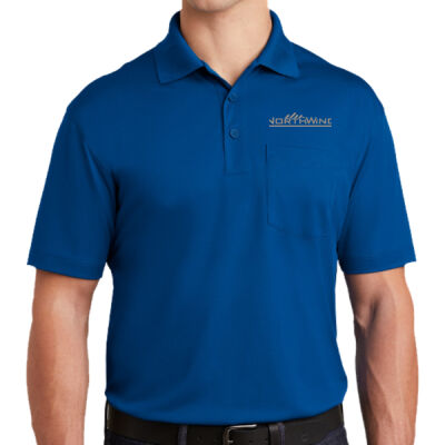 Embroidered Logo  - Micropique Sport Wick ® Pocket Polo Thumbnail