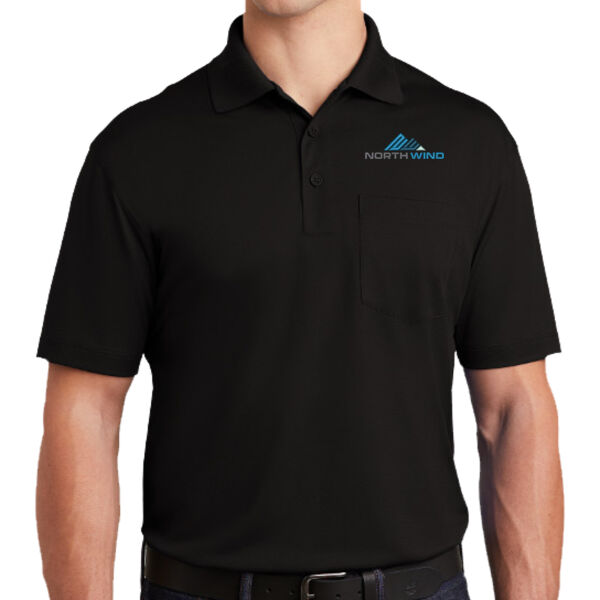 Embroidered  - Micropique Sport Wick ® Pocket Polo Thumbnail