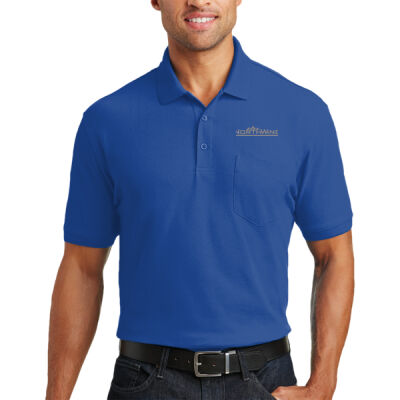 Embroidered Logo  - Core Classic Pique Pocket Polo Thumbnail