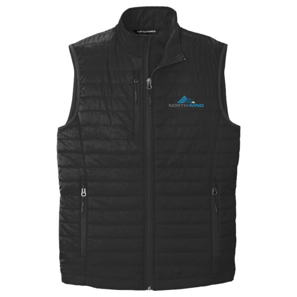 Embroidered  - Packable Puffy Vest Thumbnail