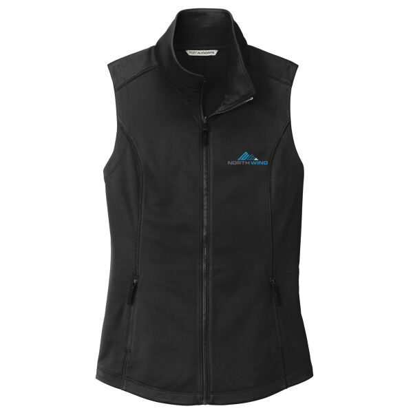 Embroidered  - Ladies Collective Smooth Fleece Vest Thumbnail