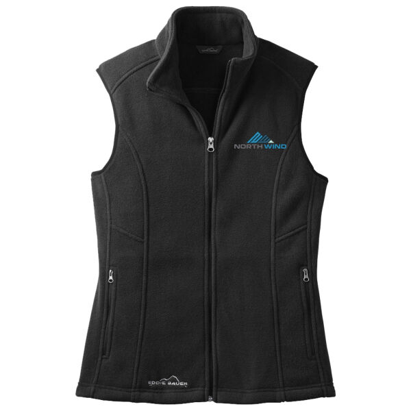 Embroidered  - Ladies Fleece Vest Thumbnail