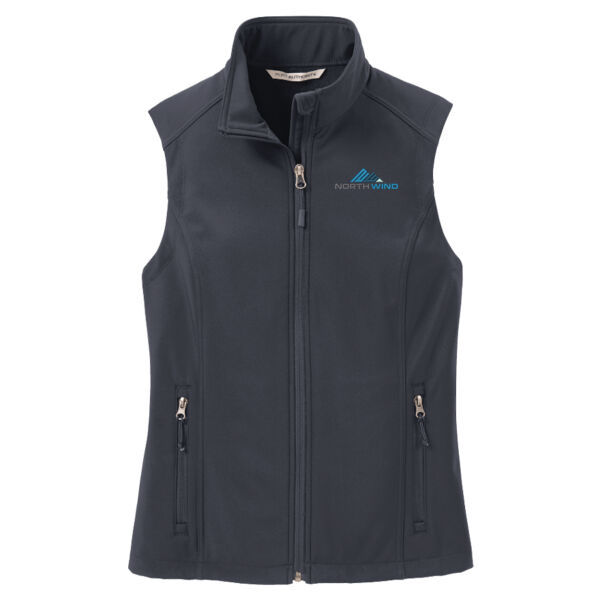Embroidered  - Ladies Core Soft Shell Vest Thumbnail