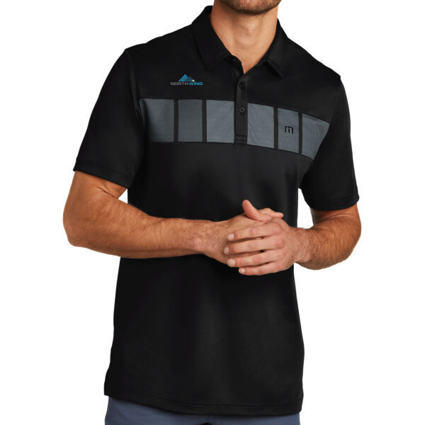Embroidered  - TravisMathew Cabana Chest Stripe Polo Thumbnail