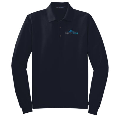 Embroidered  - Tall Silk Touch™ Long Sleeve Polo Thumbnail