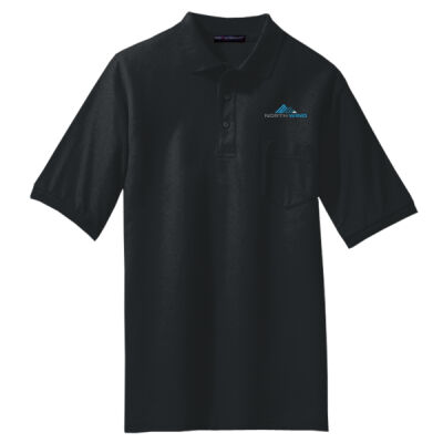 Embroidered  - Tall Silk Touch™ Polo with Pocket Thumbnail