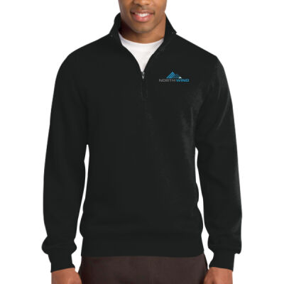 Embroidered  - Tall 1/4 Zip Sweatshirt Thumbnail