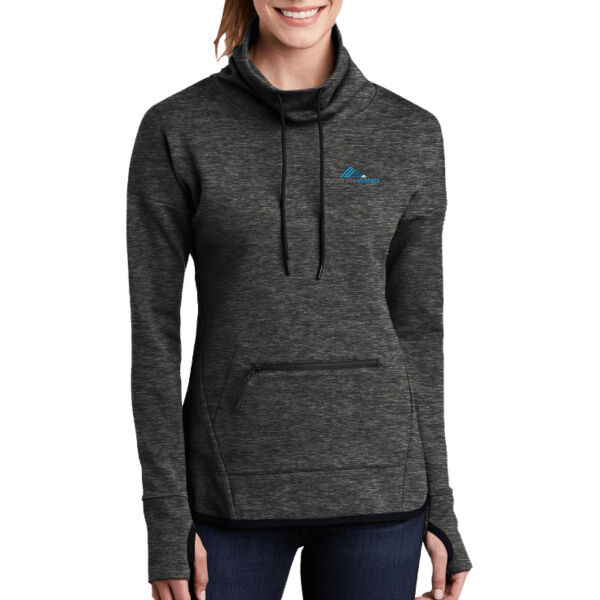 Embroidered - Ladies Triumph Cowl Neck Pullover Thumbnail