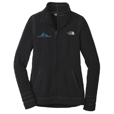 Embroidered  - Ladies Sweater Fleece Jacket Thumbnail