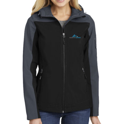 Embroidered  - Ladies Hooded Core Soft Shell Jacket Thumbnail