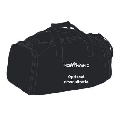 North Wind Printed Personalized - Small Two Tone Duffel Thumbnail