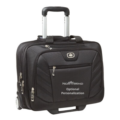 North Wind Printed Personalized - Lucin Wheeled Briefcase Thumbnail