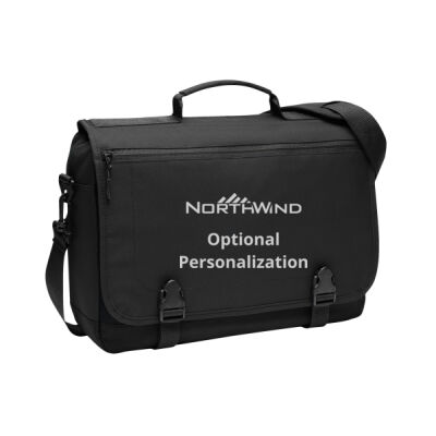 North Wind Printed Personalized - Messenger Briefcase Thumbnail