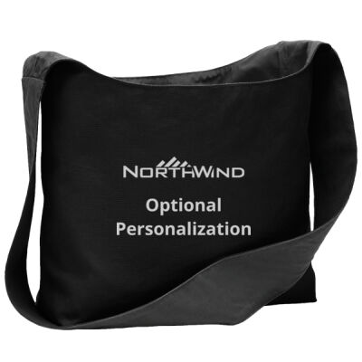 North Wind Printed Personalized - Cotton Canvas Sling Bag Thumbnail