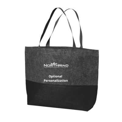 North Wind Printed Personalized - Large Felt Tote Thumbnail
