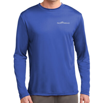 Right Sleeve Light Print - Long Sleeve PosiCharge ® Competitor™ Tee (low stock alert) Thumbnail