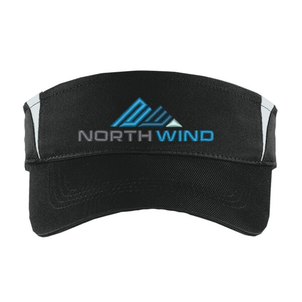 Embroidered  - Dry Zone ® Colorblock Visor Thumbnail