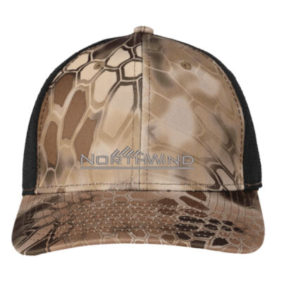 Embroidered  - Performance Camouflage Mesh Back Snapback Cap Thumbnail