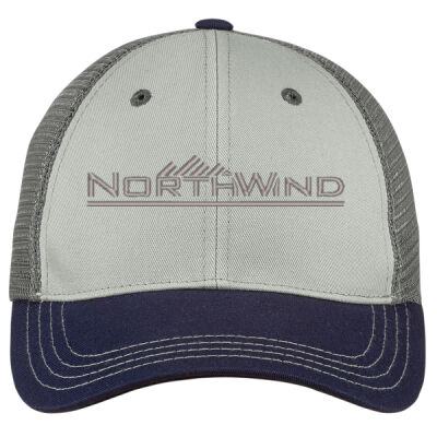 Embroidered  - Tri Tone Mesh Back Cap Thumbnail
