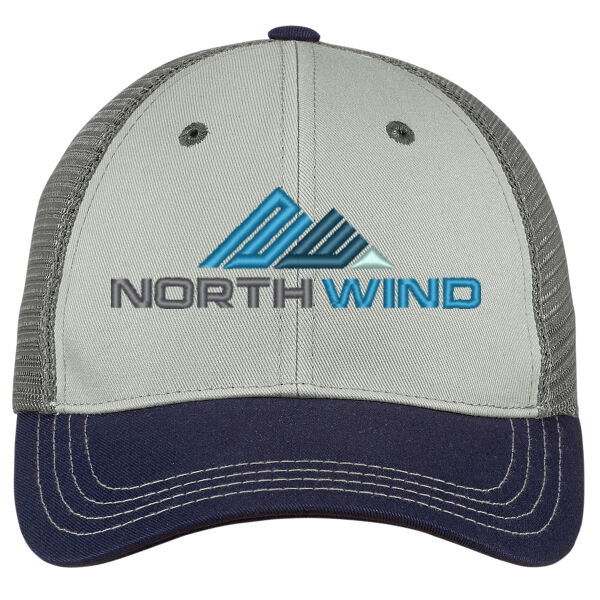 Embroidered  - Tri Tone Mesh Back Cap Thumbnail