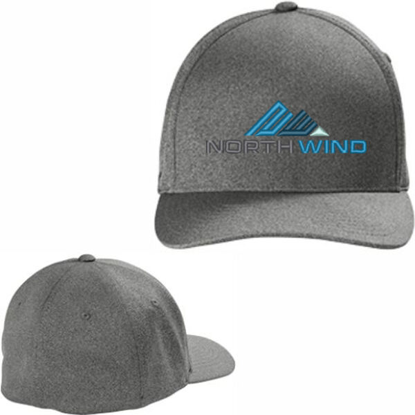 Embroidered  - Flexfit ® Melange Unipanel ™ Cap (limited stock) Thumbnail