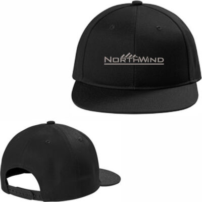 Embroidered  - Snapback Flat Bill Cap Thumbnail