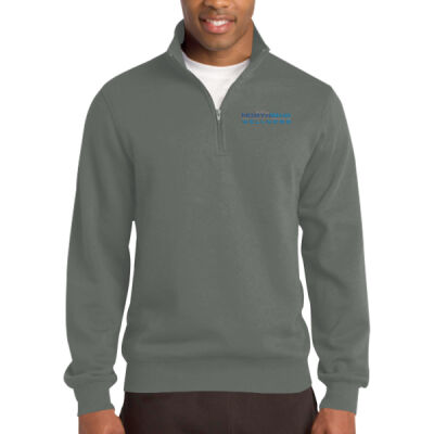 Embroidered  Wellness  - Tall 1/4 Zip Sweatshirt Thumbnail