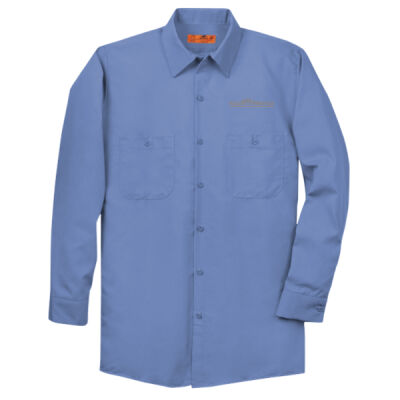 Embroidered  - Long Size, Long Sleeve Industrial Work Shirt Thumbnail
