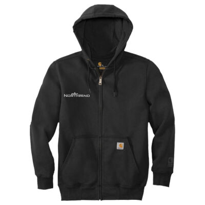 Printed  - Rain Defender ® Paxton Heavyweight Hooded Zip Front Sweatshirt Thumbnail