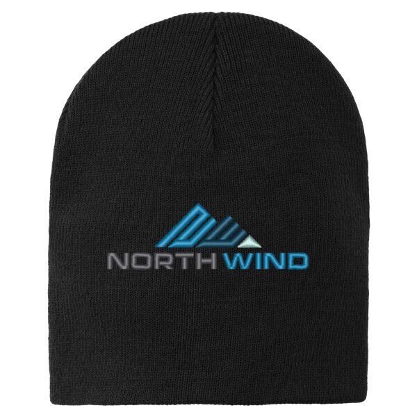 Embroidered  - Knit Skull Cap Thumbnail