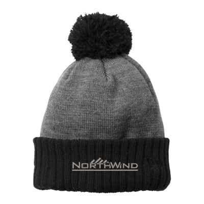 Embroidered  - Colorblock Cuffed Beanie Thumbnail