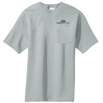 Crest Print  - Core Blend Pocket Tee Thumbnail