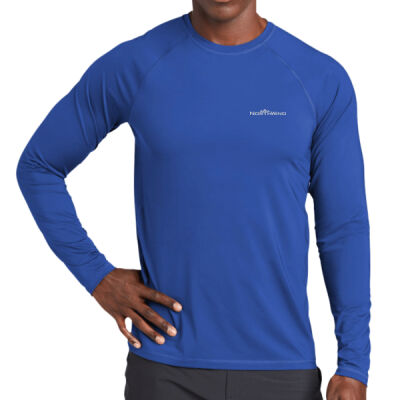 Right Sleeve Light Print - Long Sleeve Rashguard Tee Thumbnail