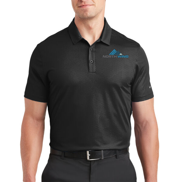 Embroidered  - Dri FIT Embossed Tri Blade Polo Thumbnail