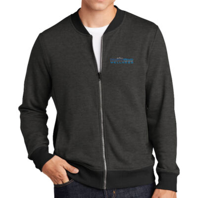 Embroidered  Wellness  - Lightweight French Terry Bomber Thumbnail
