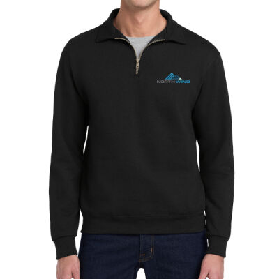 Embroidered - Super Sweats ® NuBlend ® 1/4 Zip Sweatshirt with Cadet Collar Thumbnail
