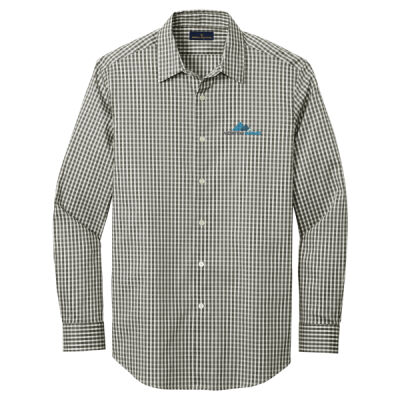 Embroidered  - Tech Stretch Patterned Shirt Thumbnail